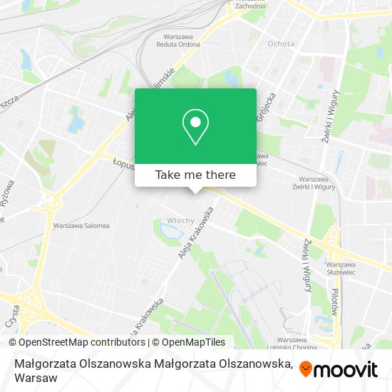 Małgorzata Olszanowska Małgorzata Olszanowska map