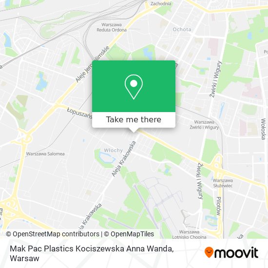 Mak Pac Plastics Kociszewska Anna Wanda map