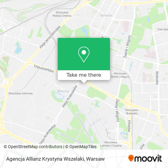 Agencja Allianz Krystyna Wszelaki map