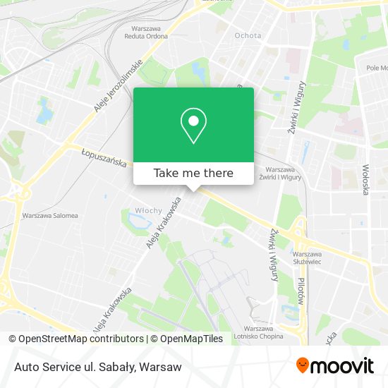 Auto Service ul. Sabały map