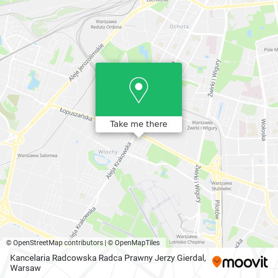 Kancelaria Radcowska Radca Prawny Jerzy Gierdal map