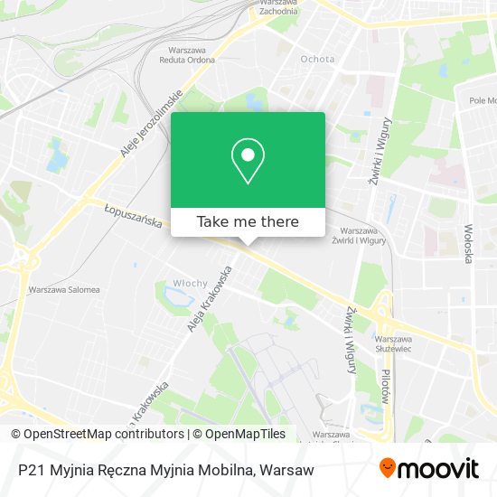 P21 Myjnia Ręczna Myjnia Mobilna map