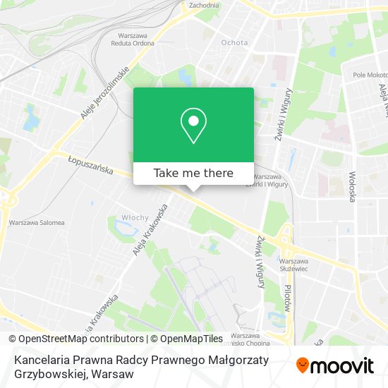 Kancelaria Prawna Radcy Prawnego Małgorzaty Grzybowskiej map