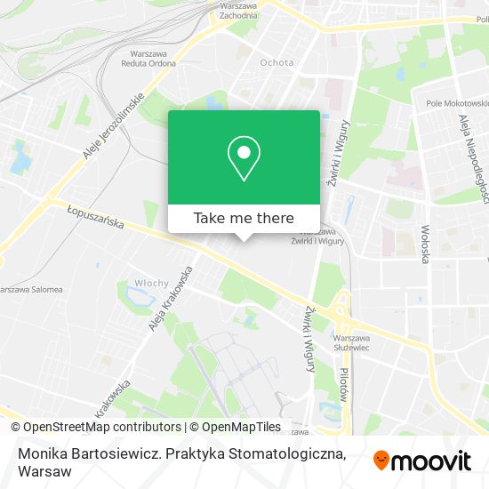 Monika Bartosiewicz. Praktyka Stomatologiczna map