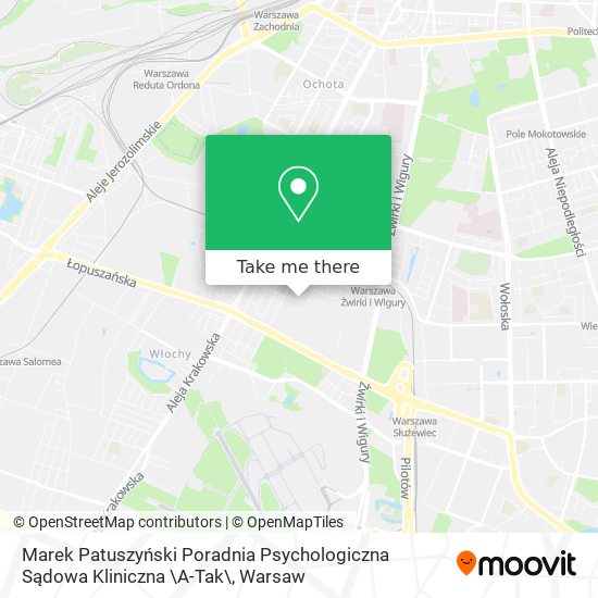 Marek Patuszyński Poradnia Psychologiczna Sądowa Kliniczna \A-Tak\ map