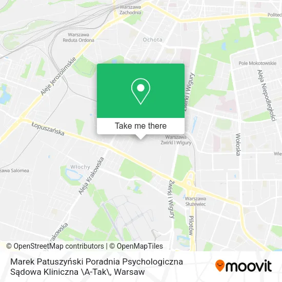 Marek Patuszyński Poradnia Psychologiczna Sądowa Kliniczna \A-Tak\ map