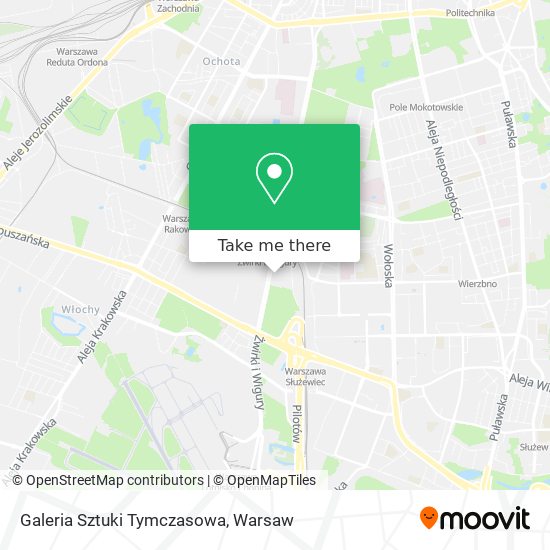 Galeria Sztuki Tymczasowa map