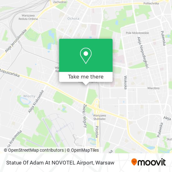 Statue Of Adam At NOVOTEL Airport map