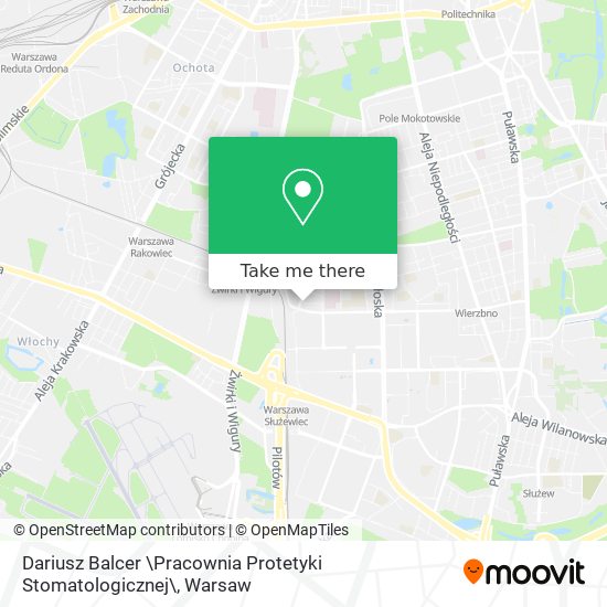 Dariusz Balcer \Pracownia Protetyki Stomatologicznej\ map