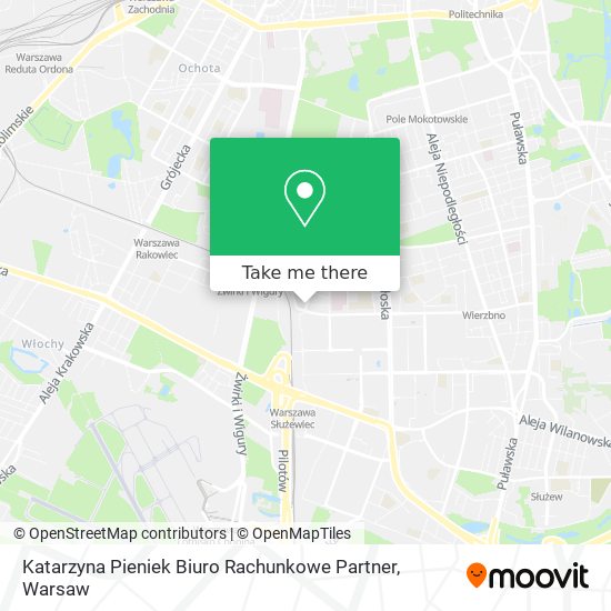 Katarzyna Pieniek Biuro Rachunkowe Partner map