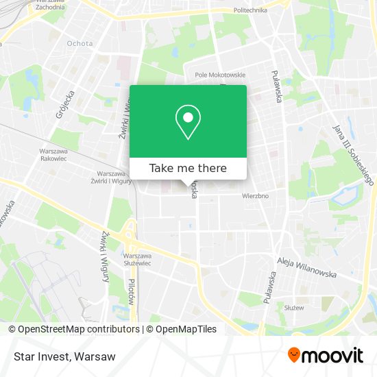 Star Invest map