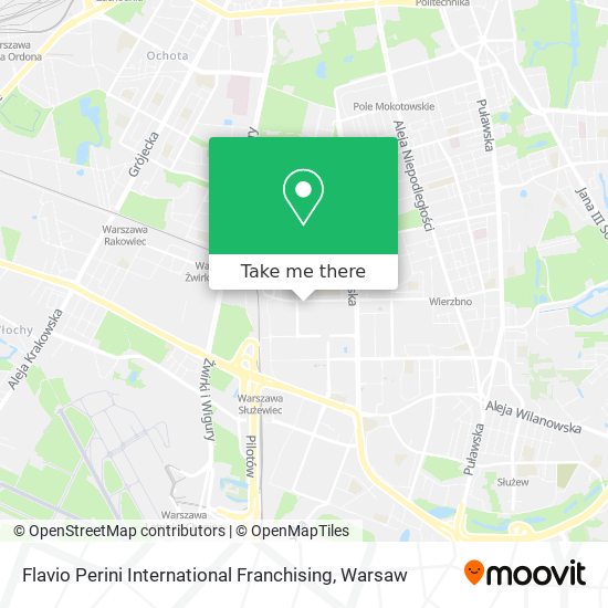 Карта Flavio Perini International Franchising