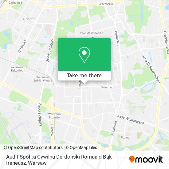 Audit Spółka Cywilna Derdoński Romuald Bąk Ireneusz map