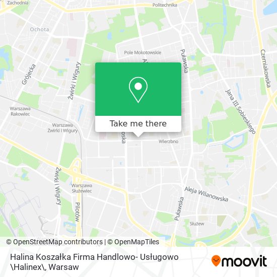 Halina Koszałka Firma Handlowo- Usługowo \Halinex\ map