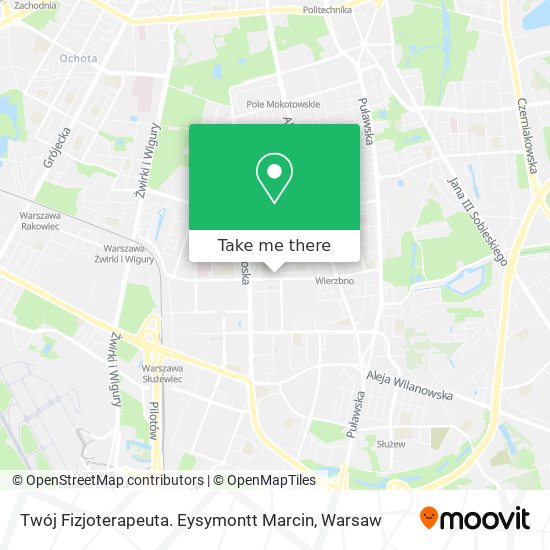 Twój Fizjoterapeuta. Eysymontt Marcin map