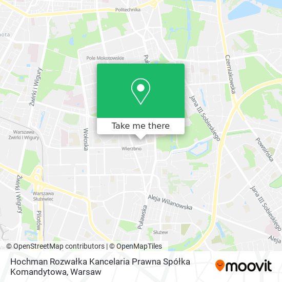 Hochman Rozwałka Kancelaria Prawna Spółka Komandytowa map