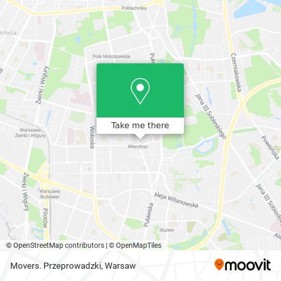 Movers. Przeprowadzki map