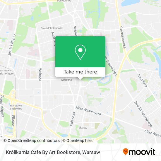 Królikarnia Cafe By Art Bookstore map