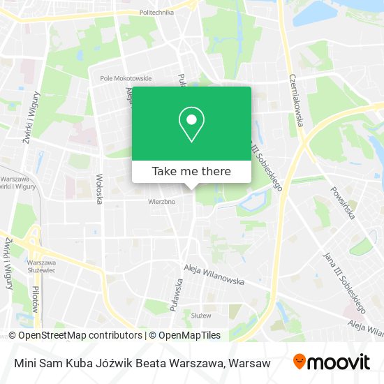 Mini Sam Kuba Jóźwik Beata Warszawa map