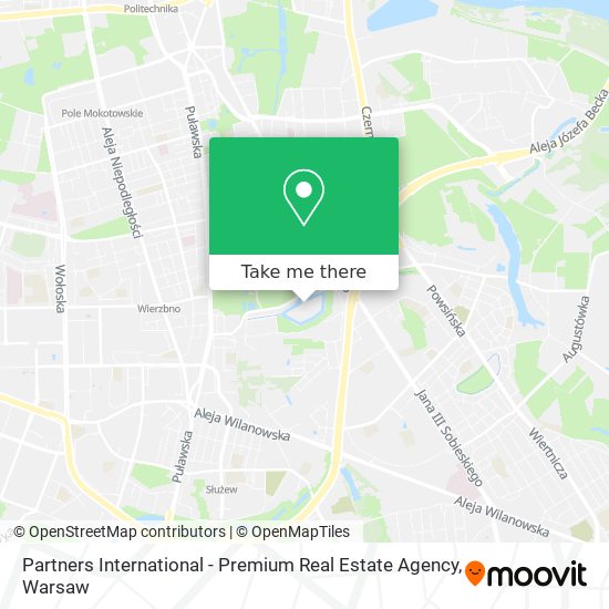 Partners International - Premium Real Estate Agency map