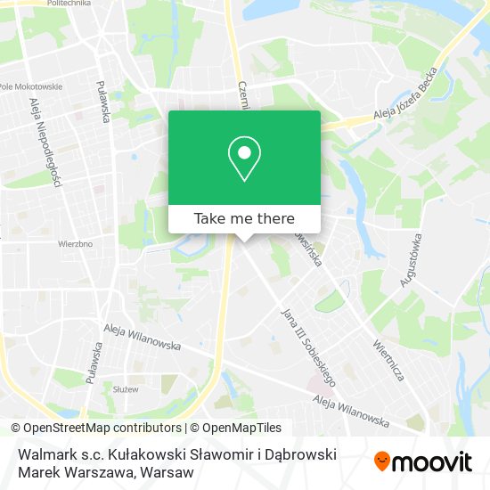 Walmark s.c. Kułakowski Sławomir i Dąbrowski Marek Warszawa map