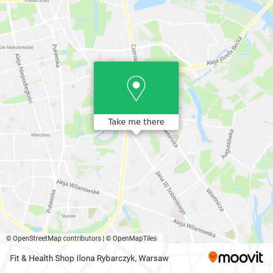 Fit & Health Shop Ilona Rybarczyk map