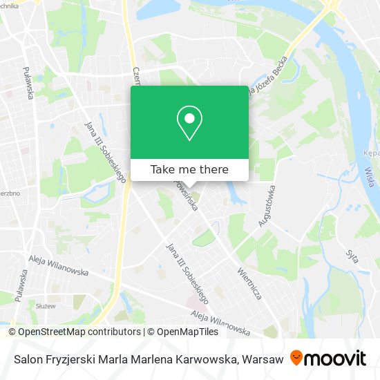 Карта Salon Fryzjerski Marla Marlena Karwowska