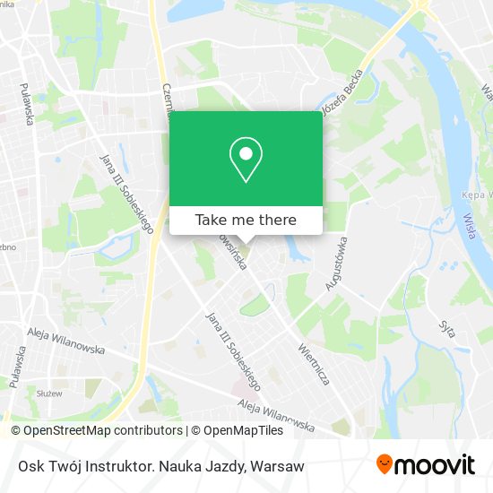 Osk Twój Instruktor. Nauka Jazdy map