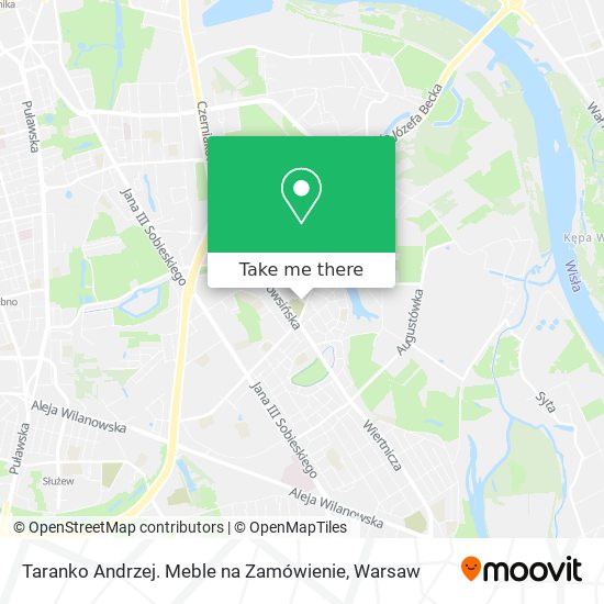 Taranko Andrzej. Meble na Zamówienie map