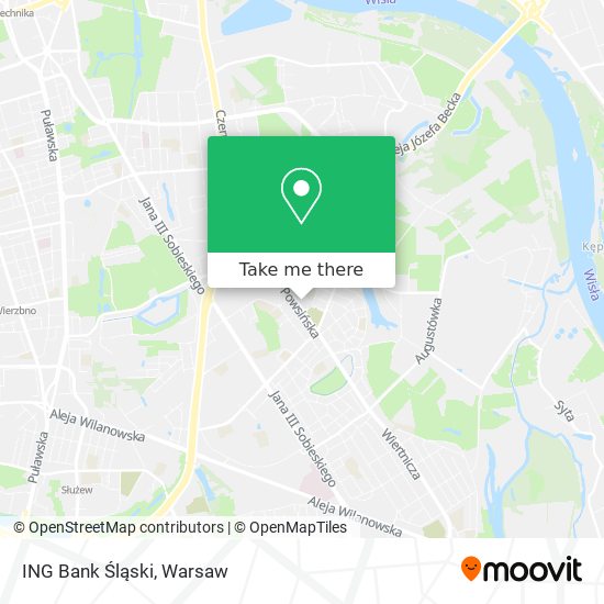 ING Bank Śląski map