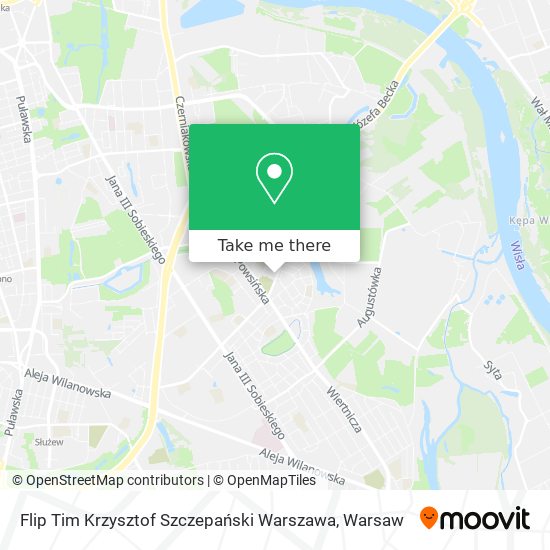 Flip Tim Krzysztof Szczepański Warszawa map