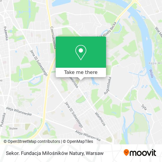 Sekor. Fundacja Miłośników Natury map