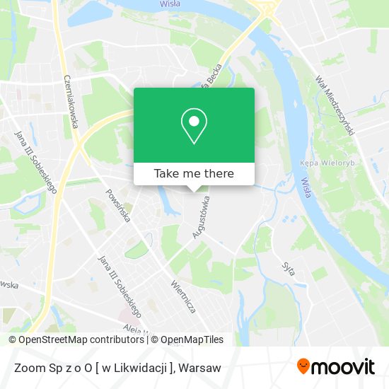 Zoom Sp z o O [ w Likwidacji ] map