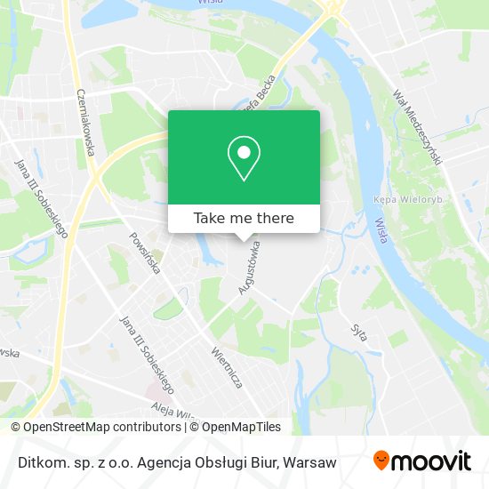 Ditkom. sp. z o.o. Agencja Obsługi Biur map