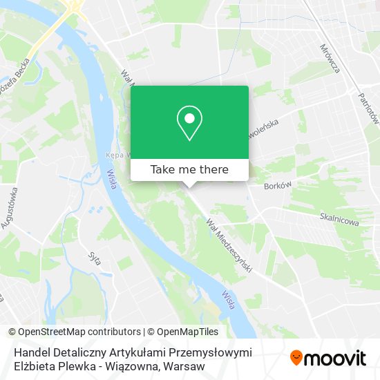 Handel Detaliczny Artykułami Przemysłowymi Elżbieta Plewka - Wiązowna map