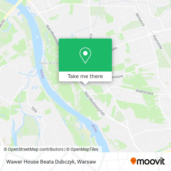 Wawer House Beata Dubczyk map