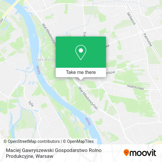 Maciej Gawryszewski Gospodarstwo Rolno Produkcyjne map
