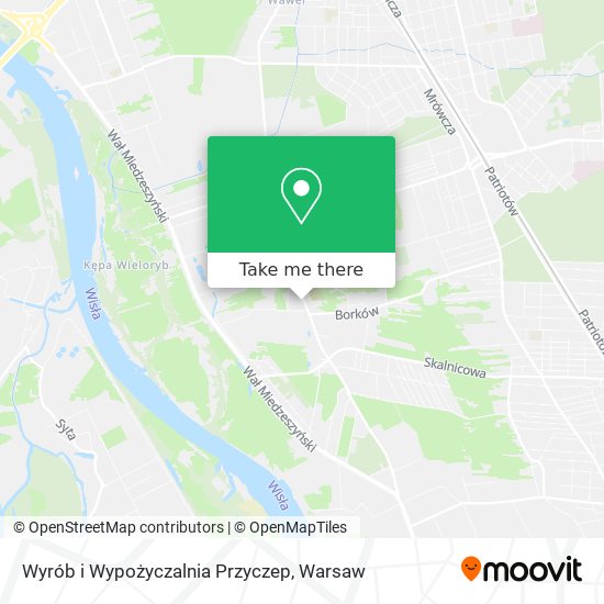 Wyrób i Wypożyczalnia Przyczep map