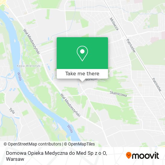 Domowa Opieka Medyczna do Med Sp z o O map