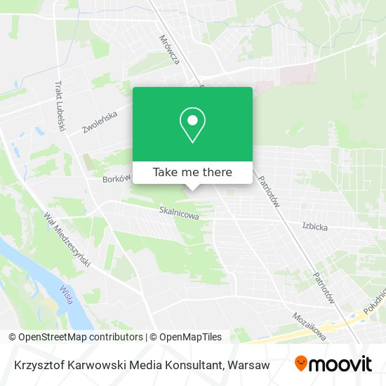 Krzysztof Karwowski Media Konsultant map