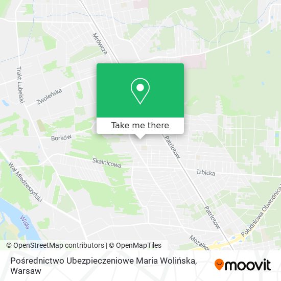 Pośrednictwo Ubezpieczeniowe Maria Wolińska map