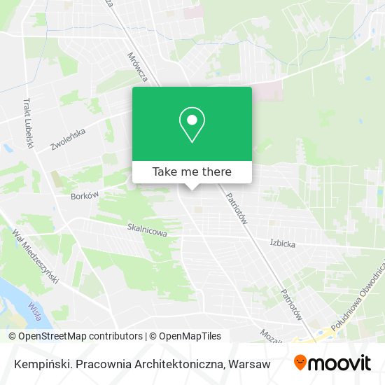 Kempiński. Pracownia Architektoniczna map