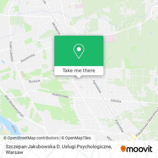 Szczepan-Jakubowska D. Usługi Psychologiczne map