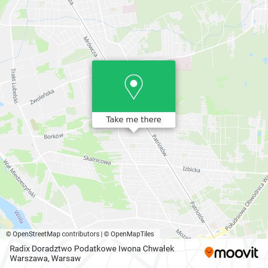 Radix Doradztwo Podatkowe Iwona Chwałek Warszawa map