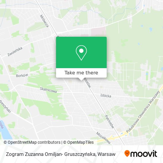 Zogram Zuzanna Omiljan- Gruszczyńska map