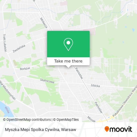 Myszka Mepi Spolka Cywilna map