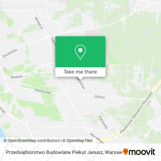 Przedsiębiorstwo Budowlane Piekut Janusz map