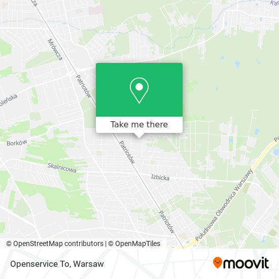 Openservice To map