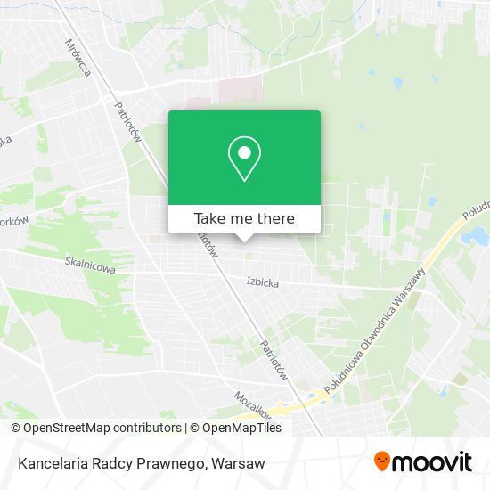 Kancelaria Radcy Prawnego map