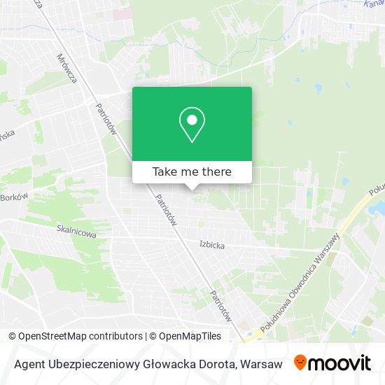 Agent Ubezpieczeniowy Głowacka Dorota map